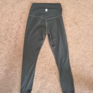 Born Primitive Gray High-Waisted Crop Leggings